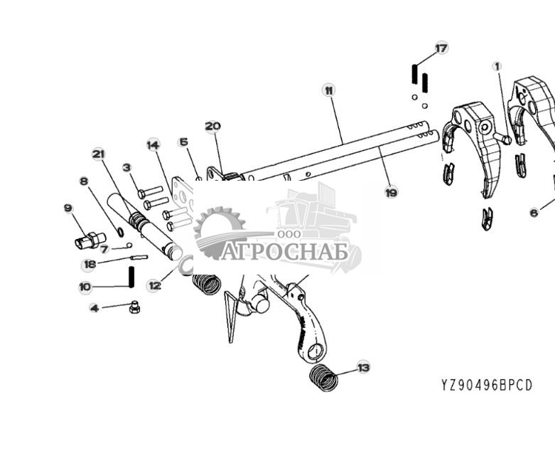 ГРУППА ПЕРЕКЛЮЧЕНИЯ ПЕРЕДАЧ (YZ90307) MRTSSM1SB, MRTSSN1SB - ST305140 270.jpg